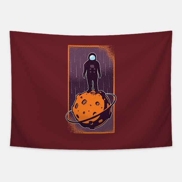 Astronaut space conqueror Tapestry by LR_Collections