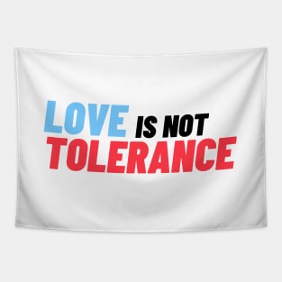 Love is not Tolerance Tapestry