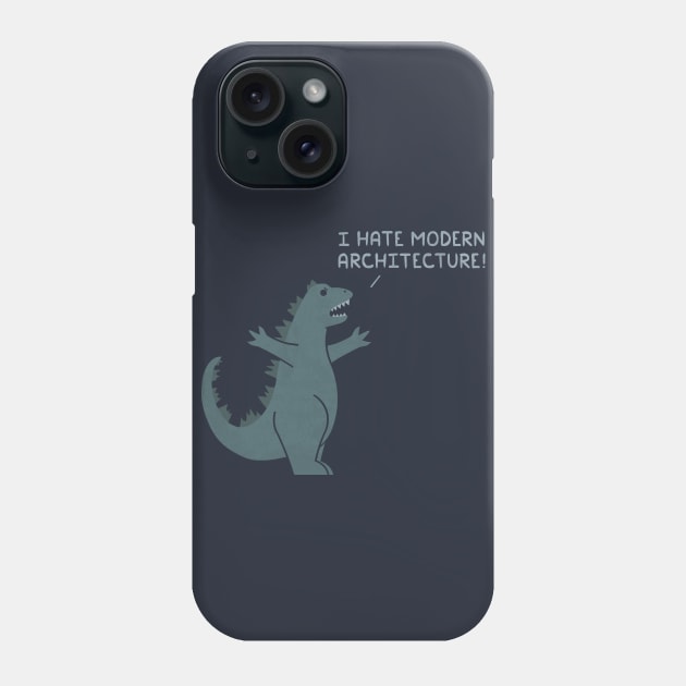 Monster Issues - Godzilla Phone Case by HandsOffMyDinosaur