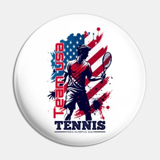 usa tennis team in paris 2024 Pin