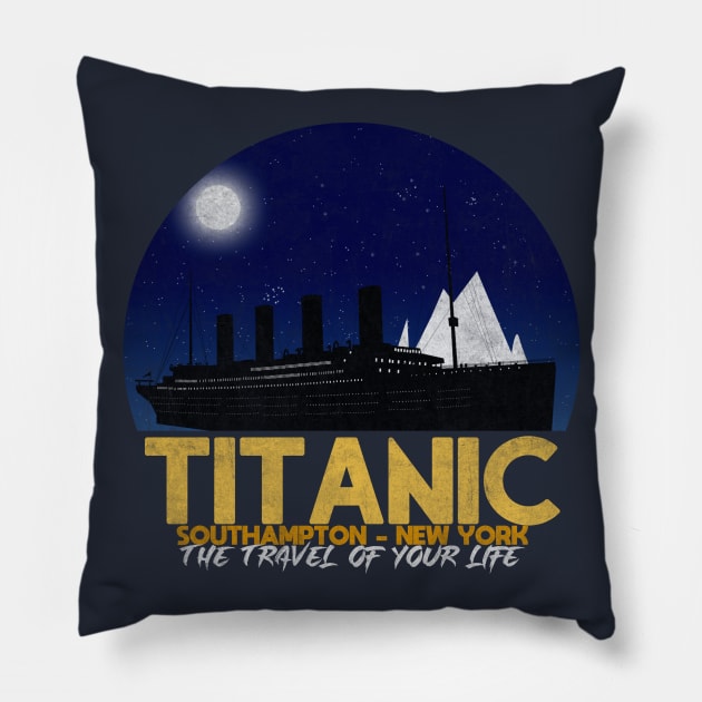 TITANIC Pillow by SibaritShirt