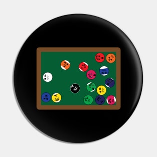 Billiard table game Pin