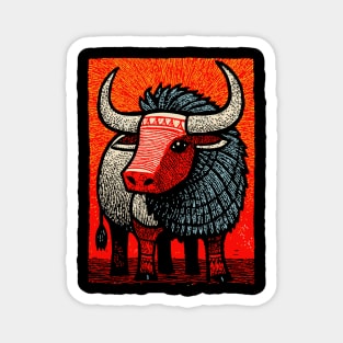Mythical Yak | Himalayan Mountain Guardian Magnet