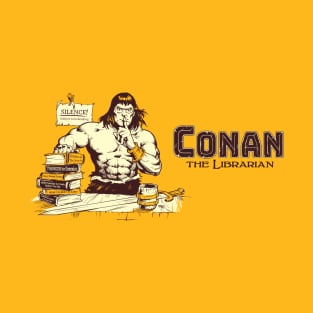 Conan the Librarian Alt Vertion Horizontal T-Shirt