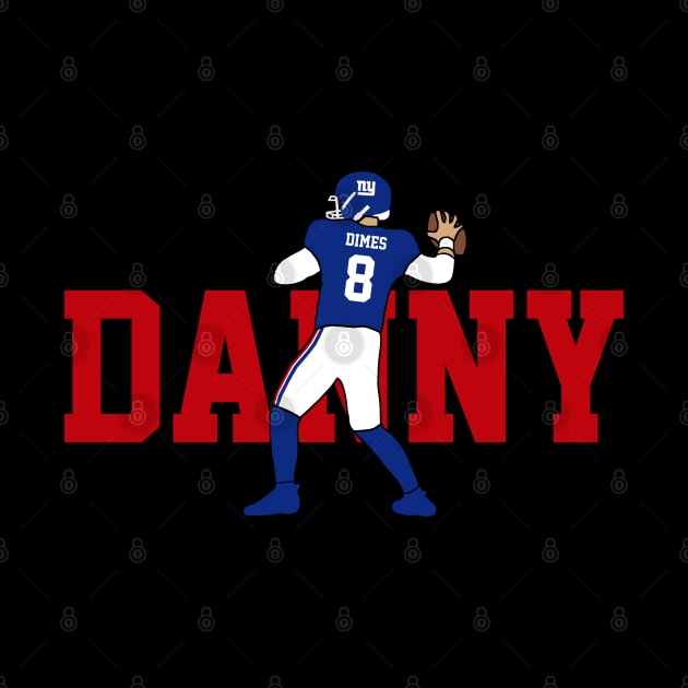 Danny DImes, New York Football design by FanSwagUnltd