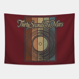 Thirty Seconds To Mars Vynil Silhouette Tapestry