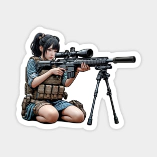 Sniper Girl Magnet