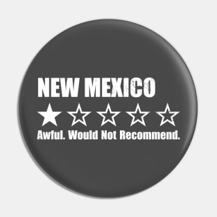 New Mexico One Star Review Pin