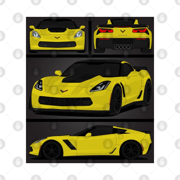 Z06 YELLOW by VENZ0LIC