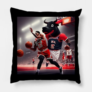 Chicago Basketball Pillow