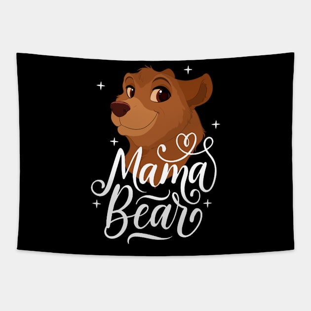 Mama Bear Mother's Day 2019 Tapestry by BadDesignCo