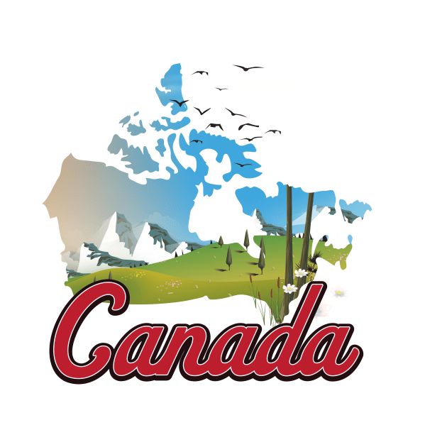 Canada Landscape Map by nickemporium1