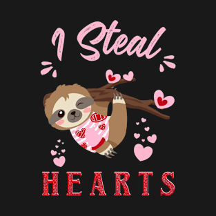 I Steal Hearts Sloth T-Shirt