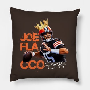 Joe King Flacco Browns Pillow