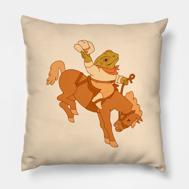 Cowboy Toad Pillow by obinsun