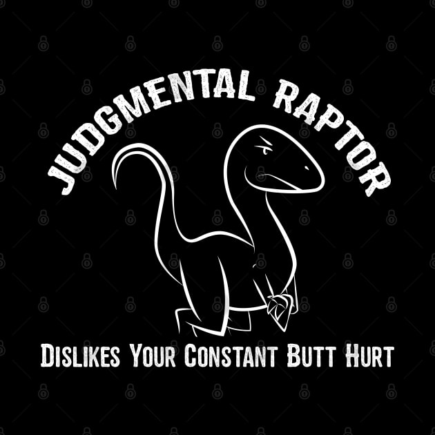 Judgmental Raptor - Butt Hurt by Ryan Bangerter Art