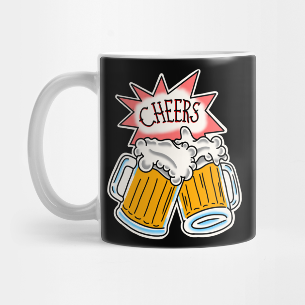 cheers beer traditional tattoo - Beer Lover - Mug | TeePublic cheers beer traditional tattoo - Beer Lover - Mug | TeePublic