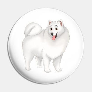 Samoyed Dog Pin