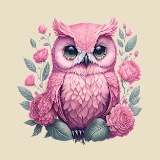 Cute Pink Owl 7 T-Shirt