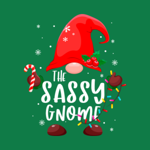 Disover Gnomes Christmas Pajamas - The Sassy Gnome - Gnome Christmas - T-Shirt