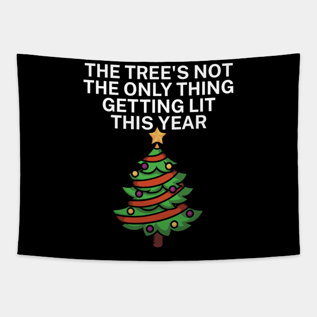 The trees not the only thing getting lit this year Tapestry by maxcode