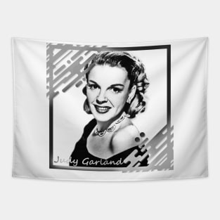 Judy Garland in Black & White Frame Concept Tapestry