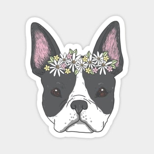 good girl - Boston terrier dog Magnet