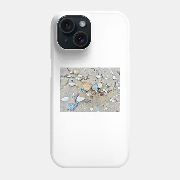 Rock ,Pebble,Sand -Beach Installation Phone Case by Alchemia