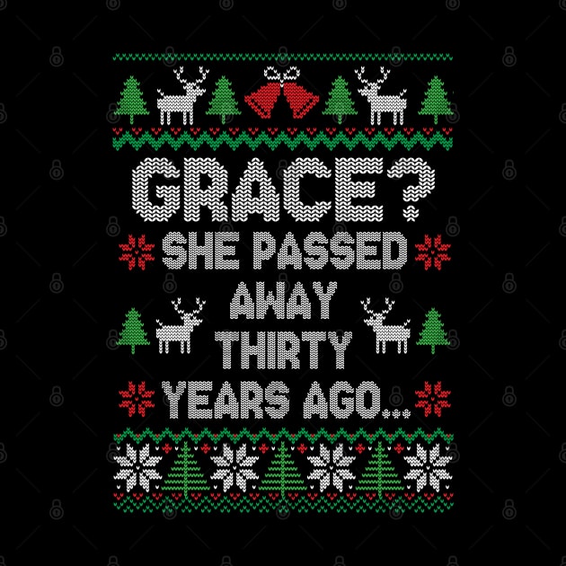 Ugly Christmas Sweater GRACE by heart teeshirt