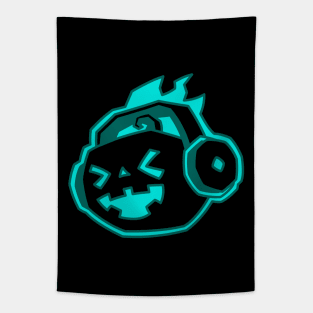 Party Pumpkin - Teal Tapestry