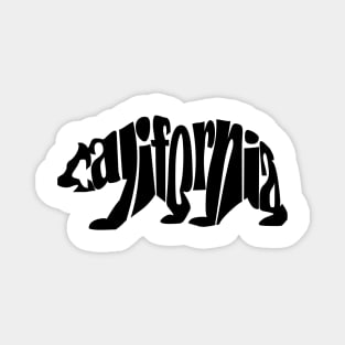 black california bear Magnet