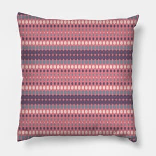 Retro Pink Purple Funky Style Modern Pattern Pillow