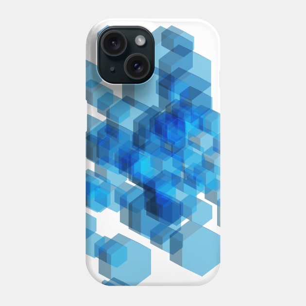 3D Hexagon Background X Phone Case by uniqued