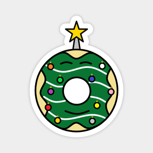 The Christmas Tree Donut Magnet