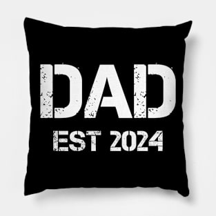 Dad Established in 2024 Pillow