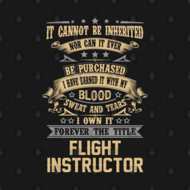 flight instructor shirt