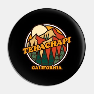 Tehachapi California Mountain Hiking Pin