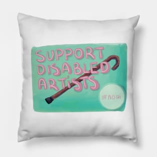 Support disabled artists Pillow