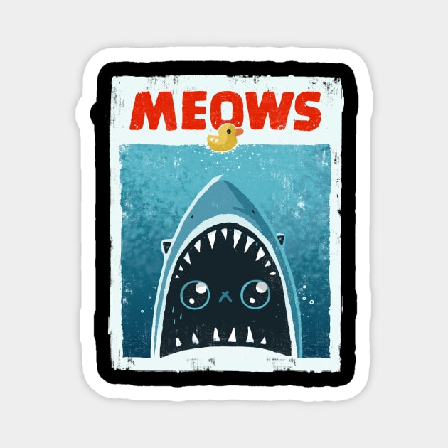 Meows Magnet by Walmazan