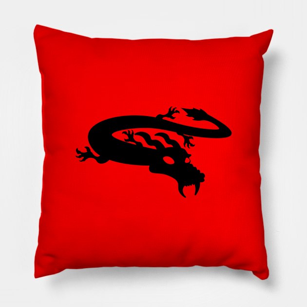 Ghost Dragon II Pillow by LordNeckbeard