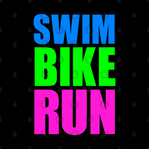 SWIM BIKE RUN TRIATHLON KONA by ndnc