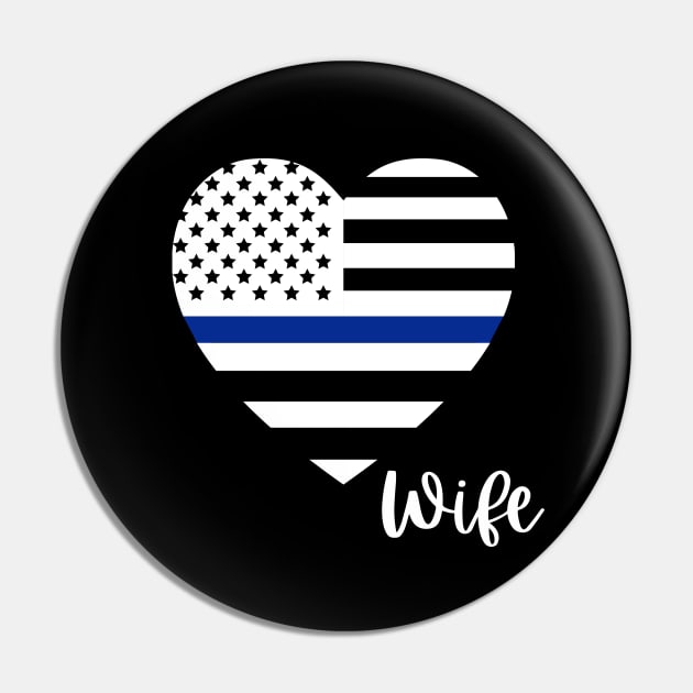 Police Wife Pin by Hello Sunshine