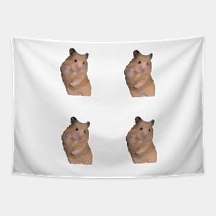 4 Peace Hamster Tapestry