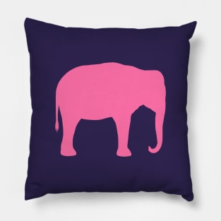 Pink Elephant Pillow