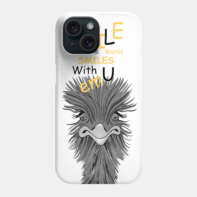 Funny Ostrich Phone Case by SartorisArt1