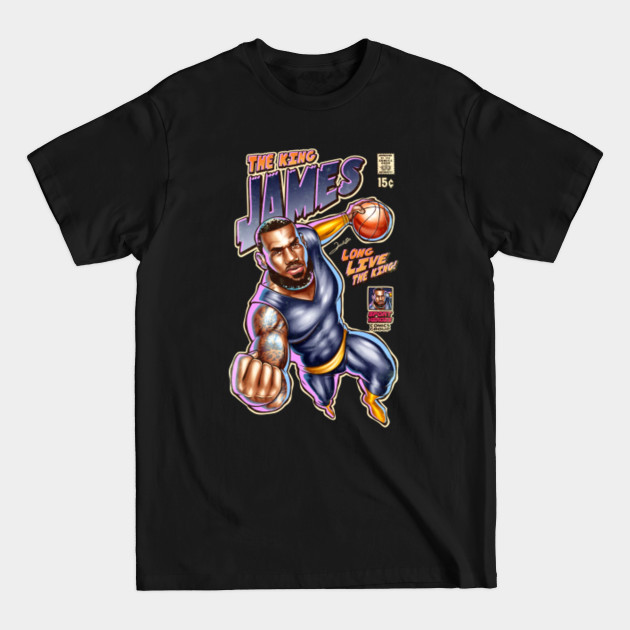 The King James Black Version - Lebron James - T-Shirt
