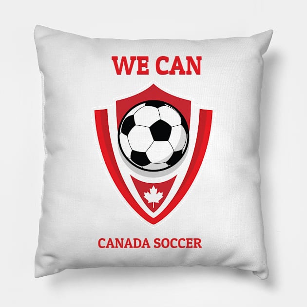 we can Canada Soccer Pillow by smkworld