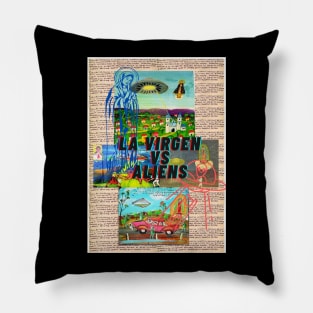 La Virgen vs Aliens Pillow