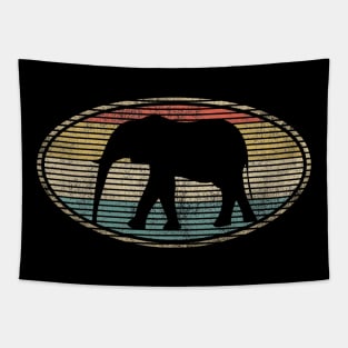 Elefant Lovers. Animal Lovers Funny Vintage Design Tapestry