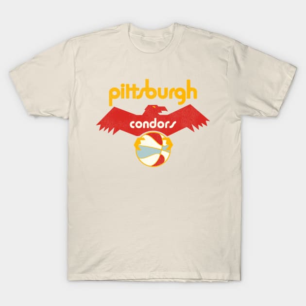Vintage Pittsburgh Condors Basketball T-Shirt Vintage Pittsburgh Condors Basketball T-Shirt
